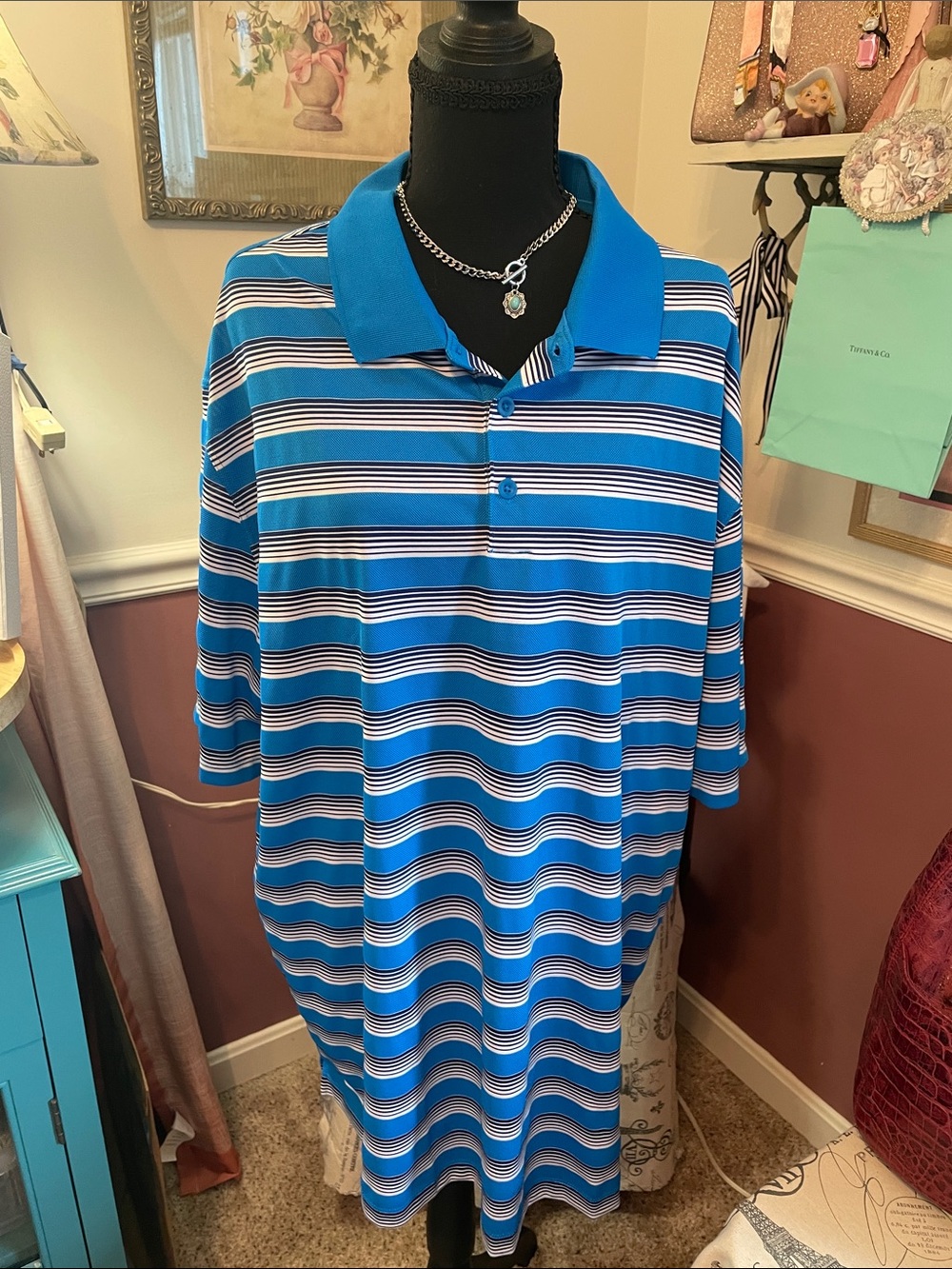 Nike Golf Polo Shirt Mens Dri Fit Tour Performance 2 x Tall